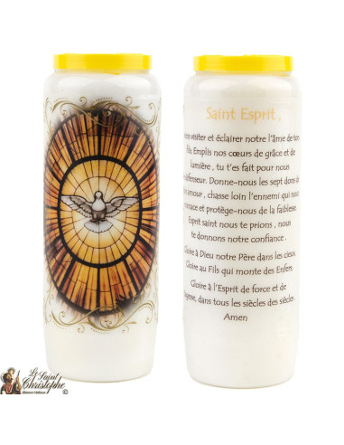 Candele Novena Spirito Santo - 20 pezzi