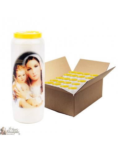 Novena candles for a mother-to-be - 20 pieces