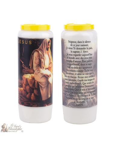 Novenenkerze zu Jesus - Well 1 - Karton 20 Stück