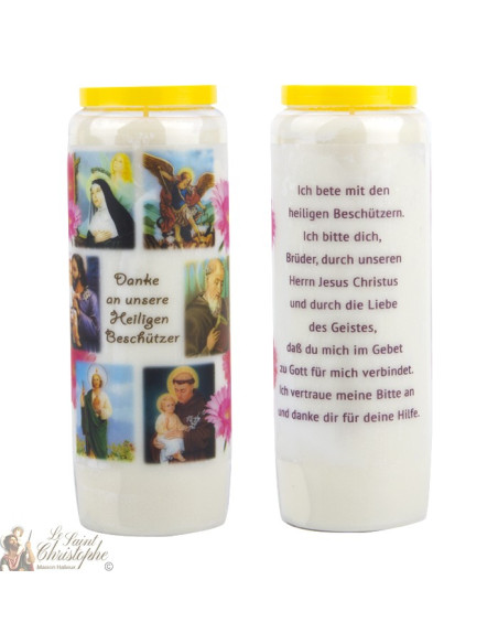Novena candles thanks to our Holy Protectors - 20 pieces