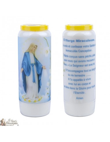Bougies de Neuvaine Christ Miséricordieux  - 20 pièces