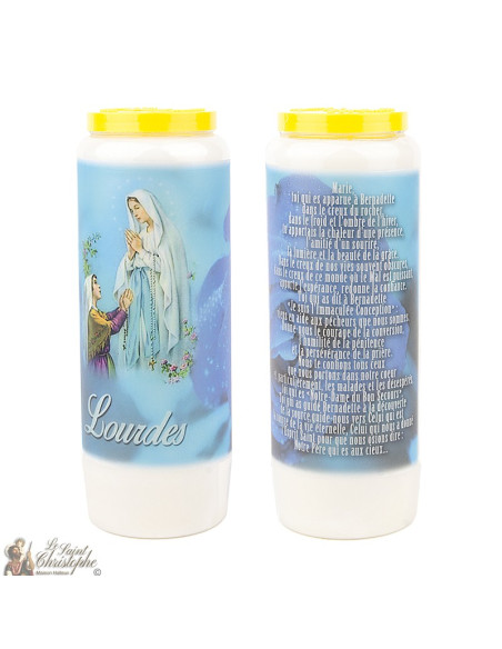Candele della Vergine Maria di Lourdes Novena - 20 pezzi