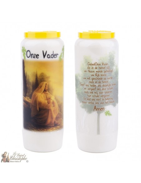 Novena kaarsen Onze vader gebed - 20 stuks