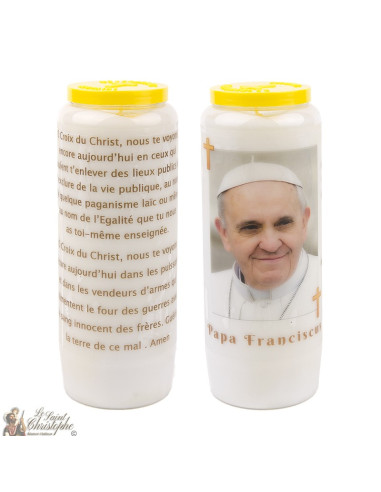 Velas Novena Papa Francisco - 20 piezas