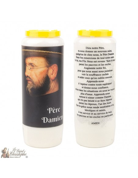 Novena candles to Father Damien - 20 pieces