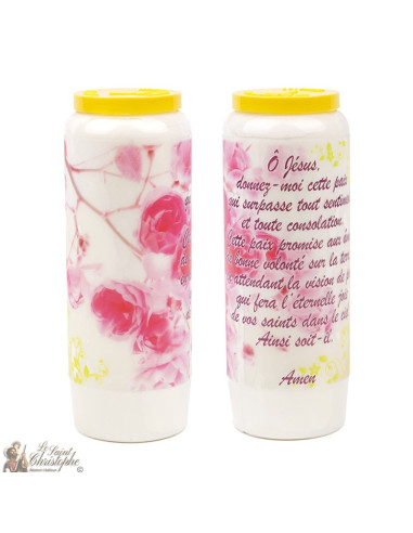 Bougies de Neuvaine Jésus prière - 20 pièces