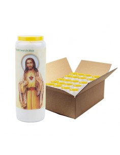 Novenakerzen des Heiligen Herzens Jesu - 20 Stück