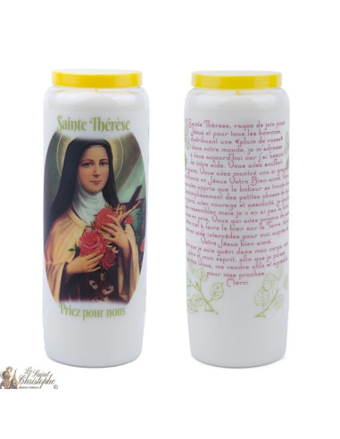 Heiliges Herz Jesu und Maria Novenakerze - 20 Stück