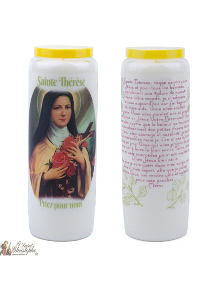 Heiliges Herz Jesu und Maria Novenakerze - 20 Stück