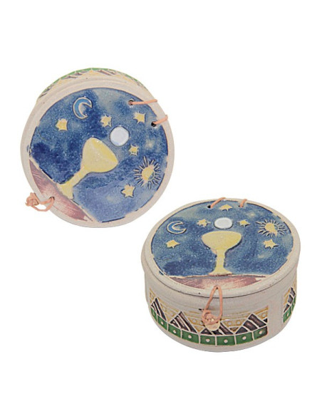Boite pour Hosties en terre cuite - Artisanat du monde