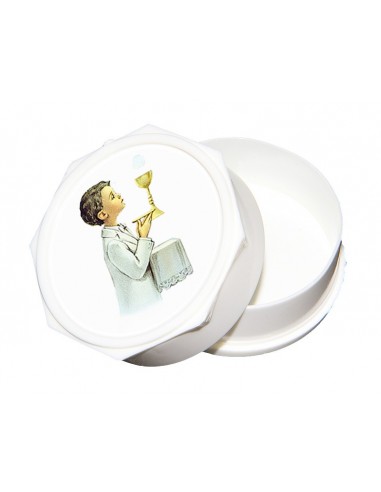 Communion rosary box - boy