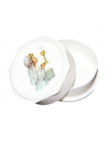 Boite chapelet communion - fille
