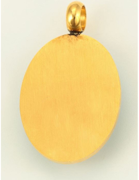 Set di pendenti e orecchini Miraculous Virgin - Placcato oro 24 kt.