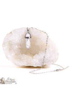 Ciondolo - Collana in pietra Howlite