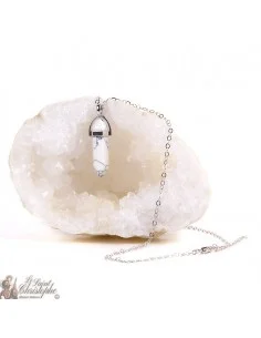 Ciondolo - Collana in pietra Howlite