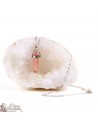 Pendant - Pink Tourmaline stone necklace