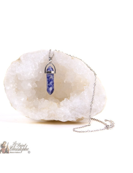 Ciondolo - Collana in pietra di sodalite