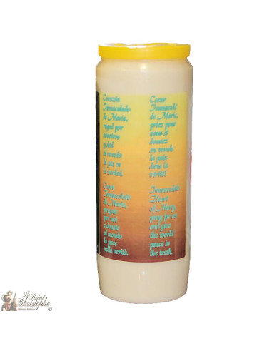 Sacred Heart of Mary Novena Candles - 20 pieces