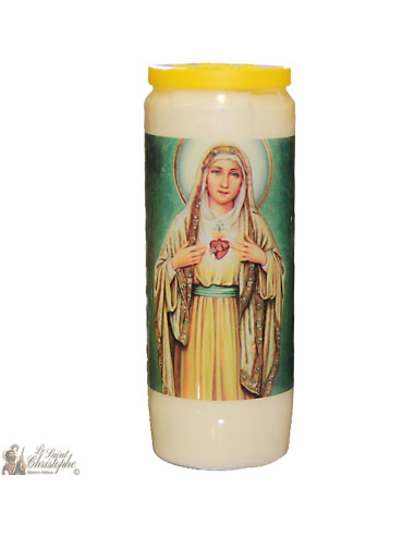 Sacred Heart of Mary Novena Candles - 20 pieces