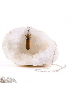 Pendentif - Collier pierre d'Oeil de tigre