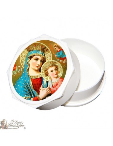 Boîte chapelet Notre Dame du Perpétuel Secours