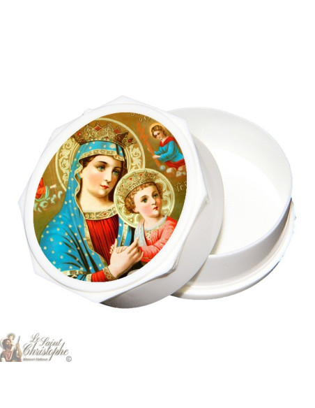 Caja de rosario Nuestra Señora de la ayuda perpetua