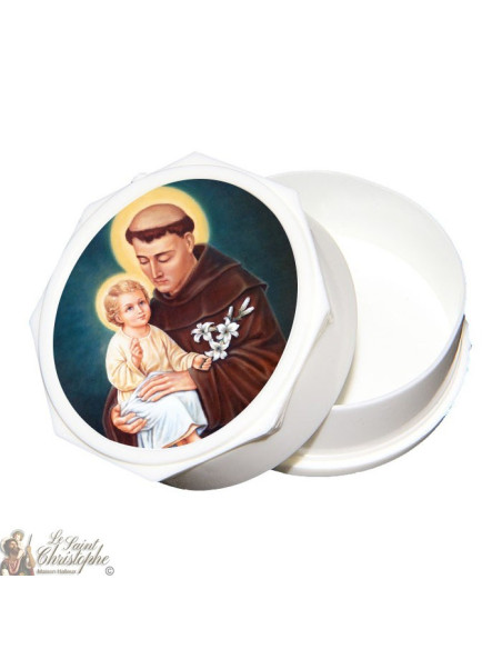 Rosenkranzdose Heiliger Antonius