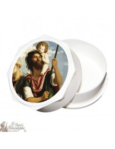 Caja para rosario San Cristóbal