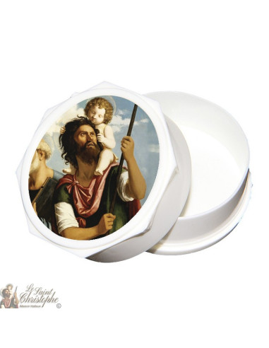 Caja para rosario San Cristóbal