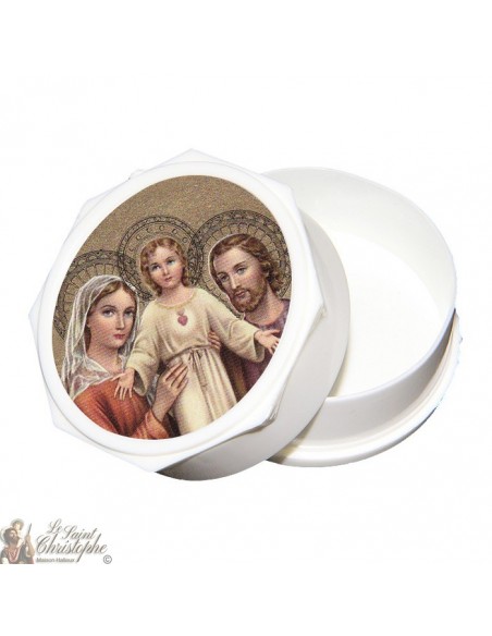 Boîte chapelet Sainte Famille