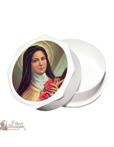 Caja para rosarios Santa Teresita