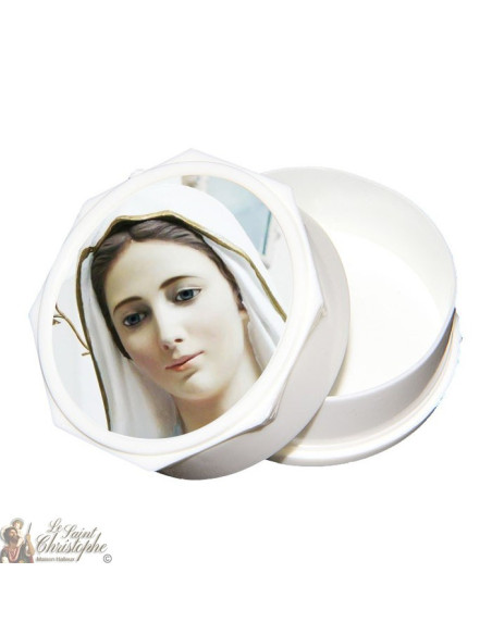 Boîte chapelet Notre Dame de Medjugorje