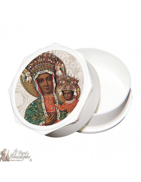 Boîte chapelet Vierge Noire