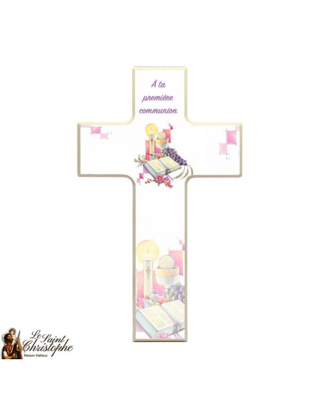 Croix en bois pour communion