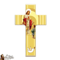 Cruz de madera para niña comunión