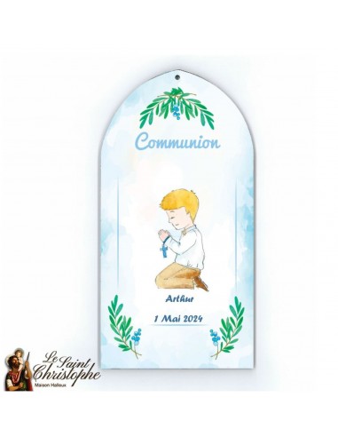 Boy communion frame - customizable