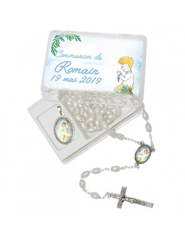 Rosary and medal gift box