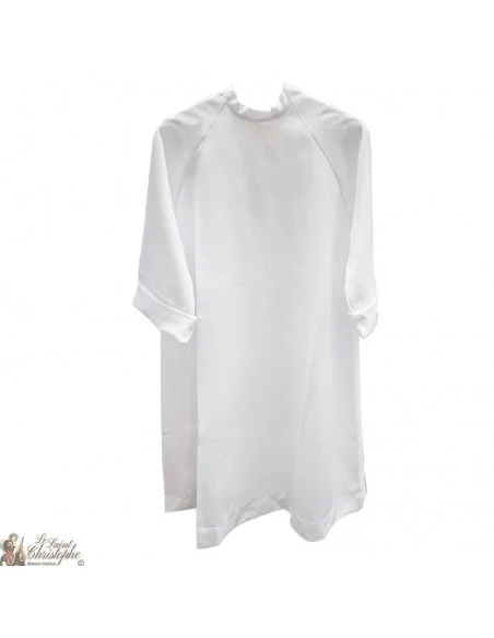 Aube communion blanche pour fille ou garçon