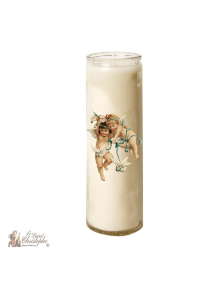 Candela in vetro Vintage Angelo - colombe