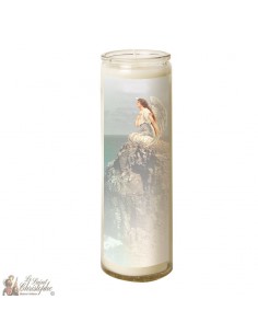 Bougie en verre Ange - Bord de mer