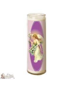 Candle in glass Angel - Lily