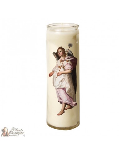 Kerze im Glas Engel - Zepter