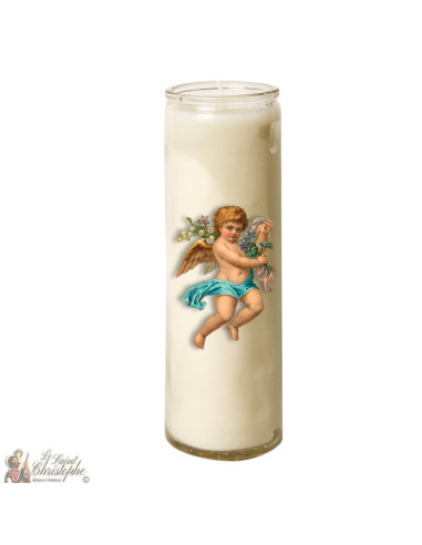 Bougie en verre Ange Vintage - Muguet
