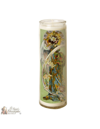 Candle in glass Angel - Art nouveau
