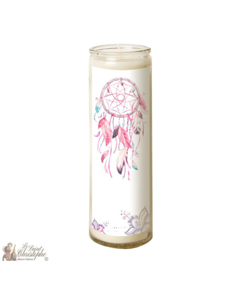 Bougie en verre Attrape rêve