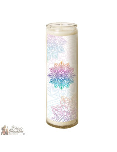 Kerze im Mandala-Glas