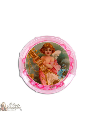 Rosario Ángel Protector con su caja de regalo