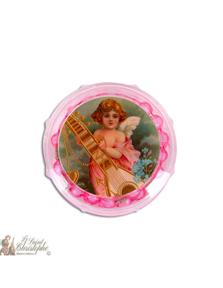 Rosario Ángel Protector con su caja de regalo