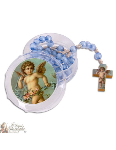 Chapelet Ange protecteur avec sa boite cadeau