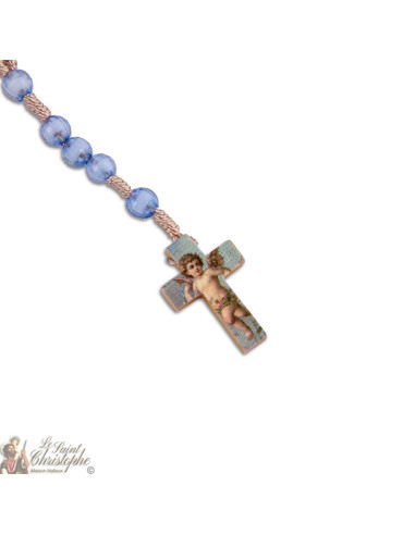 Chapelet Ange protecteur avec sa boite cadeau